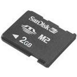 SanDisk 2 GB Minneskort & USB-minnen SanDisk Memory Stick Micro (M2) 2GB