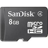 SanDisk 8 GB Minneskort & USB-minnen SanDisk MicroSDHC Class 4 8GB