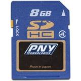 Class 4 - SDHC Minneskort & USB-minnen PNY SDHC Class 4 8GB