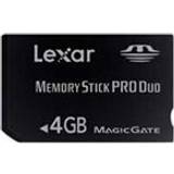 Memory Stick Pro Duo Minneskort Lexar Media Platinum II Memory Stick Pro Duo 4GB