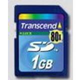 1 GB - xD-Card Minneskort & USB-minnen Transcend Compact Flash 1GB (80x)