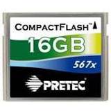 Pretec Minneskort Pretec Compact Flash 16GB (567x)