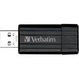 16 GB USB-minnen Verbatim Store'n'Go PinStripe 16GB USB 2.0