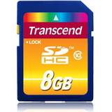 8 GB - SDHC Minneskort Transcend SDHC Class 10 8GB