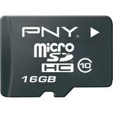 PNY microSDHC Minneskort & USB-minnen PNY MicroSDHC Class 10 16GB