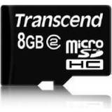 8 GB Minneskort Transcend MicroSDHC Class 2 8GB