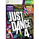 3 Xbox 360-spel Just Dance 4 (Xbox 360)