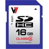 Class 4 - SDHC Minneskort & USB-minnen V7 SDHC Class 4 16GB