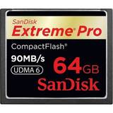 64 GB - Compact Flash Minneskort SanDisk Extreme Pro Compact Flash 90MB/s 64GB