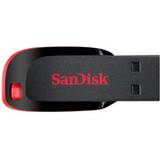 SanDisk 128 GB - USB Type-A USB-minnen SanDisk Cruzer Blade 128GB USB 2.0