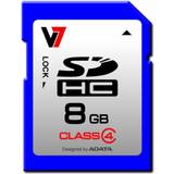 Class 4 - SDHC Minneskort & USB-minnen V7 SDHC Class 4 8GB
