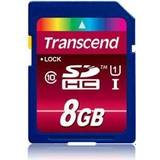 8 GB - SDHC Minneskort Transcend SDHC Premium 45MB/s 8GB