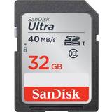SanDisk 32 GB Minneskort & USB-minnen SanDisk Ultra SDHC 40MB/s 32GB