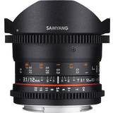 Nikon F Kameraobjektiv Samyang 12mm T3.1 VDSLR ED AS NCS Fisheye for Nikon F