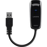 Linksys USB-A Nätverkskort & Bluetooth-adaptrar Linksys USB3GIG-EJ