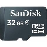 MicroSDHC Minneskort & USB-minnen SanDisk MicroSDHC Class 4 32GB