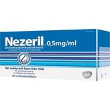 Näsdroppar Receptfria läkemedel Nezeril 0,5 mg/ml 2x10x0,1ml Näsdroppar