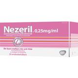 Näsdroppar Receptfria läkemedel Nezeril 0,25mg/ml 2x10x0,1ml Näsdroppar