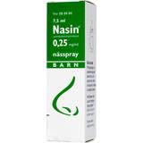Nässpray - Oximetazolinhydroklorid Receptfria läkemedel Nasin 0,25mg/ml 7.5ml Nässpray