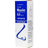 Nässpray - Oximetazolinhydroklorid Receptfria läkemedel Nasin 0.5mg/ml 7.5ml Nässpray