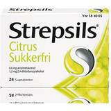 Strepsils Citrus Sockerfri 24 st Sugtablett