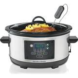Rostfritt stål Slow cookers Hamilton Beach Set 'n Forget 33956-CE