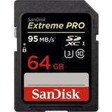 Sandisk extreme 64gb SanDisk Extreme Pro SDXC 95MB/s 64GB