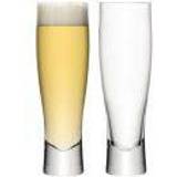 Blåa Ölglas LSA International Lager Beer Ölglas 55cl 2st