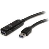 3.0 - Nickel - USB-kabel Kablar StarTech Active USB A - USB A M-F 3.0 5m