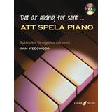 Ljudböcker Det är aldrig för sent att spela piano inkl CD: nybörjarbok för ungdomar och vuxna (Ljudbok, CD, 2013)