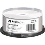 Blu-ray Optisk lagring Verbatim BD-R No ID Brand 50GB 6x Spindle 25-Pack Wide Thermal