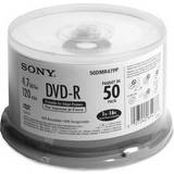 Sony DVD Optisk lagring Sony DVD-R 4.7GB 16x Spindel 50-Pack Inkjet