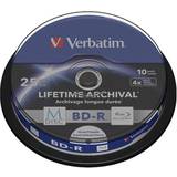 Optisk lagring Verbatim M-Disc BD-R 25GB 4x 10-pack Spindel Inkjet