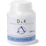 Helhetshälsa D-vitaminer Vitaminer & Mineraler Helhetshälsa D & K 100 st