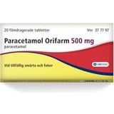Tablett Receptfria läkemedel Paracetamol Orifarm 500mg 20 st Tablett