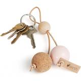 Rosa Nyckelringar by Wirth Key Sphere Keychain - Peach
