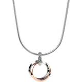 Astrid & Agnes Carrolin Necklace - Silver/Rose Gold/Transparent