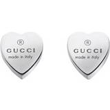 Gucci Stiftörhängen Gucci Heart Stud Earrings - Silver