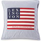Lexington Kuddar Lexington Logo Art & Crafts Kuddöverdrag Blue/White (50x50cm)