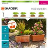Konstbevattning på rea Gardena Micro Drip System Expansion Set 4 Planters