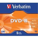Verbatim DVD-R 4.7GB 16x Jewelcase 5-Pack