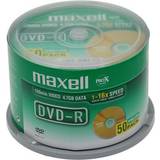 Maxell DVD Optisk lagring Maxell DVD-R 4.7GB 16x Spindle 50-Pack