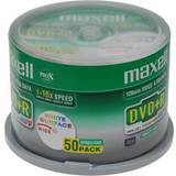 Maxell DVD Optisk lagring Maxell DVD+R 4.7GB 16x Spindle 50-Pack Inkjet