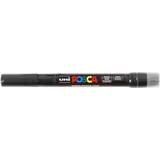 Svarta Penselpennor Uni Posca PCF-350 Brush Tip Black