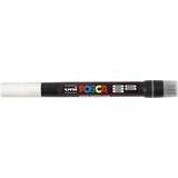 Vita Penselpennor Uni Posca PCF-350 Brush Tip White