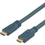 HDMI-kablar - Vita Deltaco Active HDMI - HDMI High Speed with Ethernet 10m