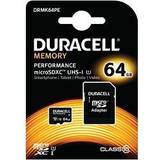 Duracell Minneskort & USB-minnen Duracell MicroSDXC Performance UHS-I U1 80MB/s 64GB