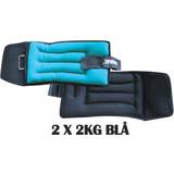 Blåa Viktmanschetter Aserve Ankle & Wrist Weights 2x2kg