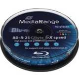 MediaRange BD-R 25GB 6x Spindle 10-Pack Inkjet