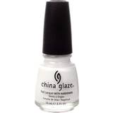 China Glaze Guld Nagelprodukter China Glaze Nail Lacquer White On White 14ml